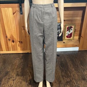 Talbots Black and White Patterned Pants